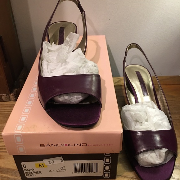 🆕 NIB! Purple Patent Leather Heel - Picture 3 of 6